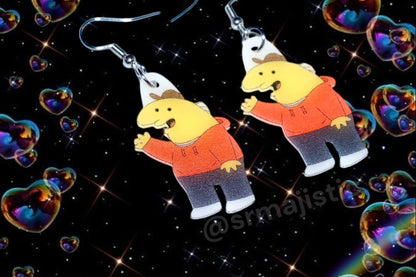 Smiling Friends Cute Character Handmade Earrings!