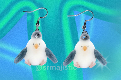 (READY TO SHIP) Jellycat Chip Seagull Plush 2D Cute Handmade Earrings!