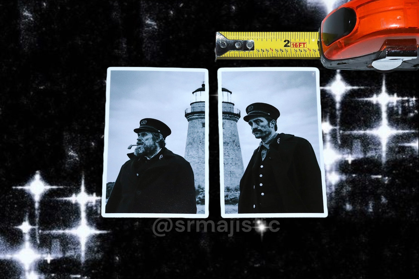 A24 The Lighthouse Split Frame Bumper Stickers