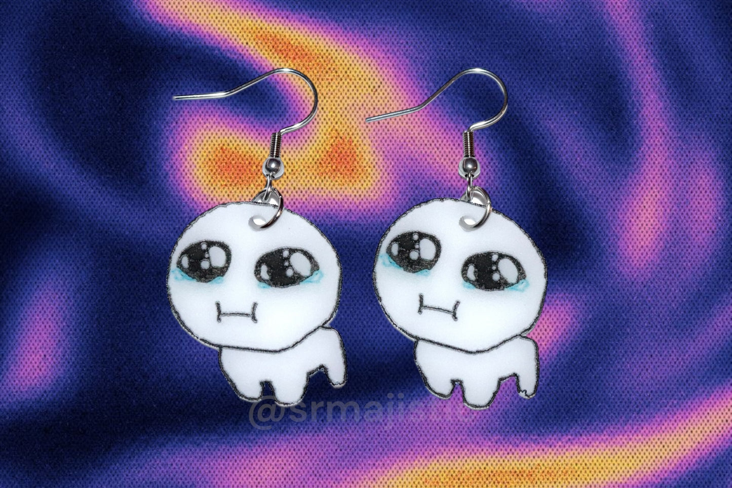 Autism/TBH Creature Crying and Sad Meme Handmade Earrings!