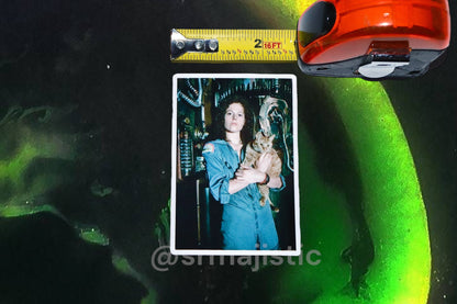 Ellen Ripley and Jonesy Photo from Alien (1979) Bumper Sticker