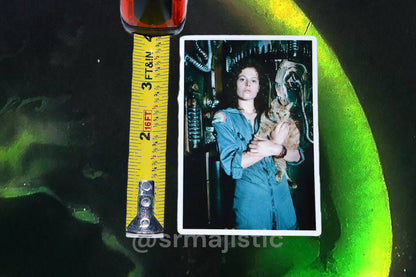 Ellen Ripley and Jonesy Photo from Alien (1979) Bumper Sticker