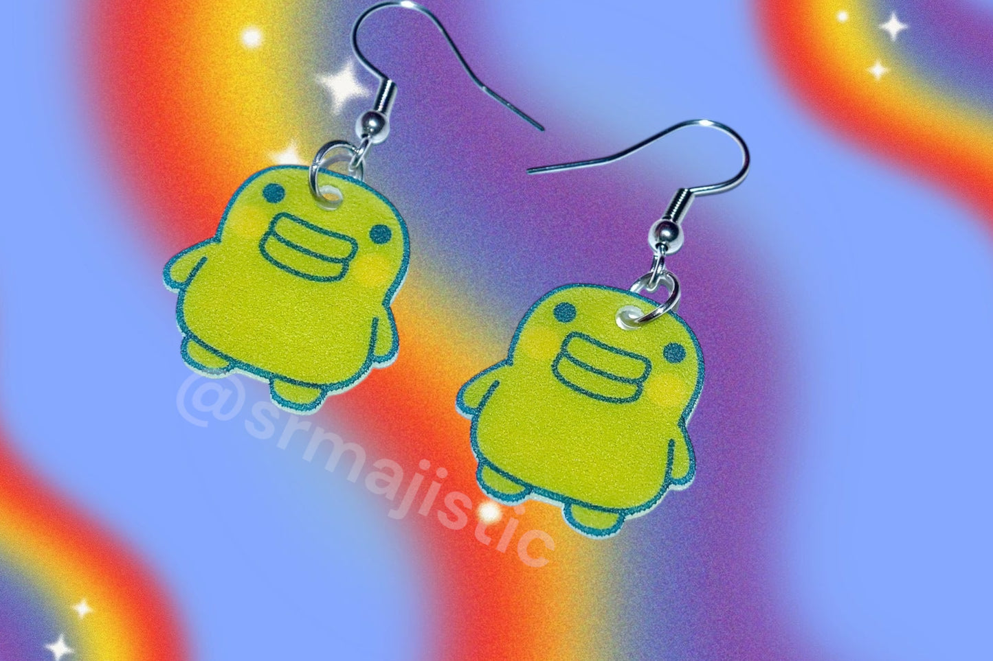 Tamagotchi Characters Handmade Earrings!