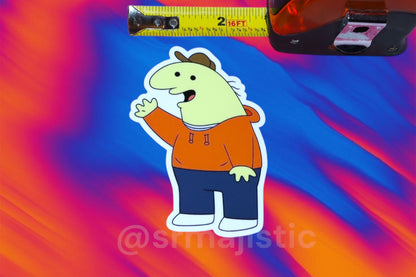 Smiling Friends Character Bumper Stickers