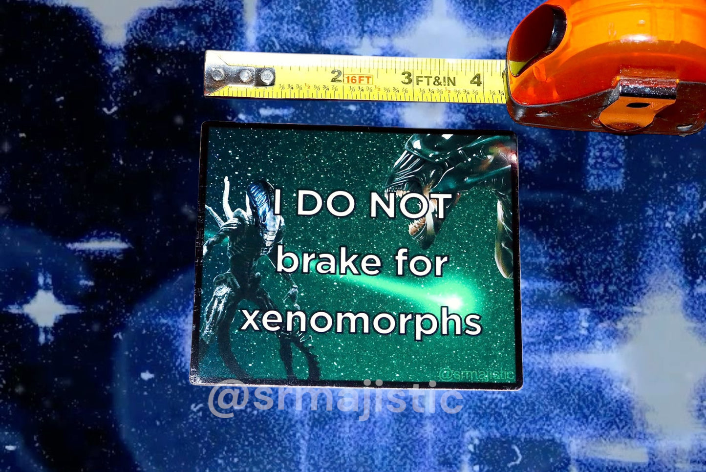 I DO NOT Brake for Xenomorphs Alien Movie Bumper Sticker