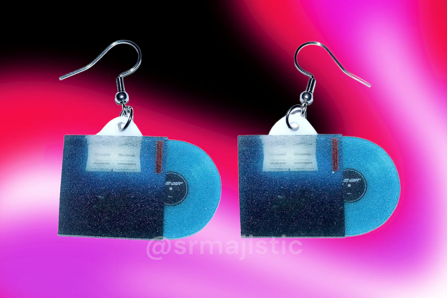 Billie Eilish Hit Me Hard and Soft Vinyl Album Handmade Earrings!