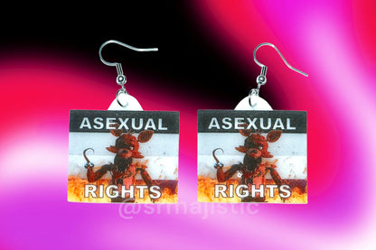 (READY TO SHIP) 5 Nights at Freddy’s Collection of Flaming Pride Flags Handmade Earrings!