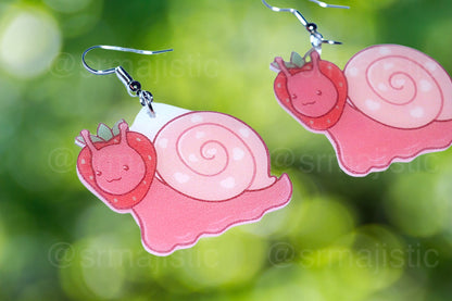 (READY TO SHIP) Sweet Strawberry Animal Handmade Earrings (collaboration with @saltnox)