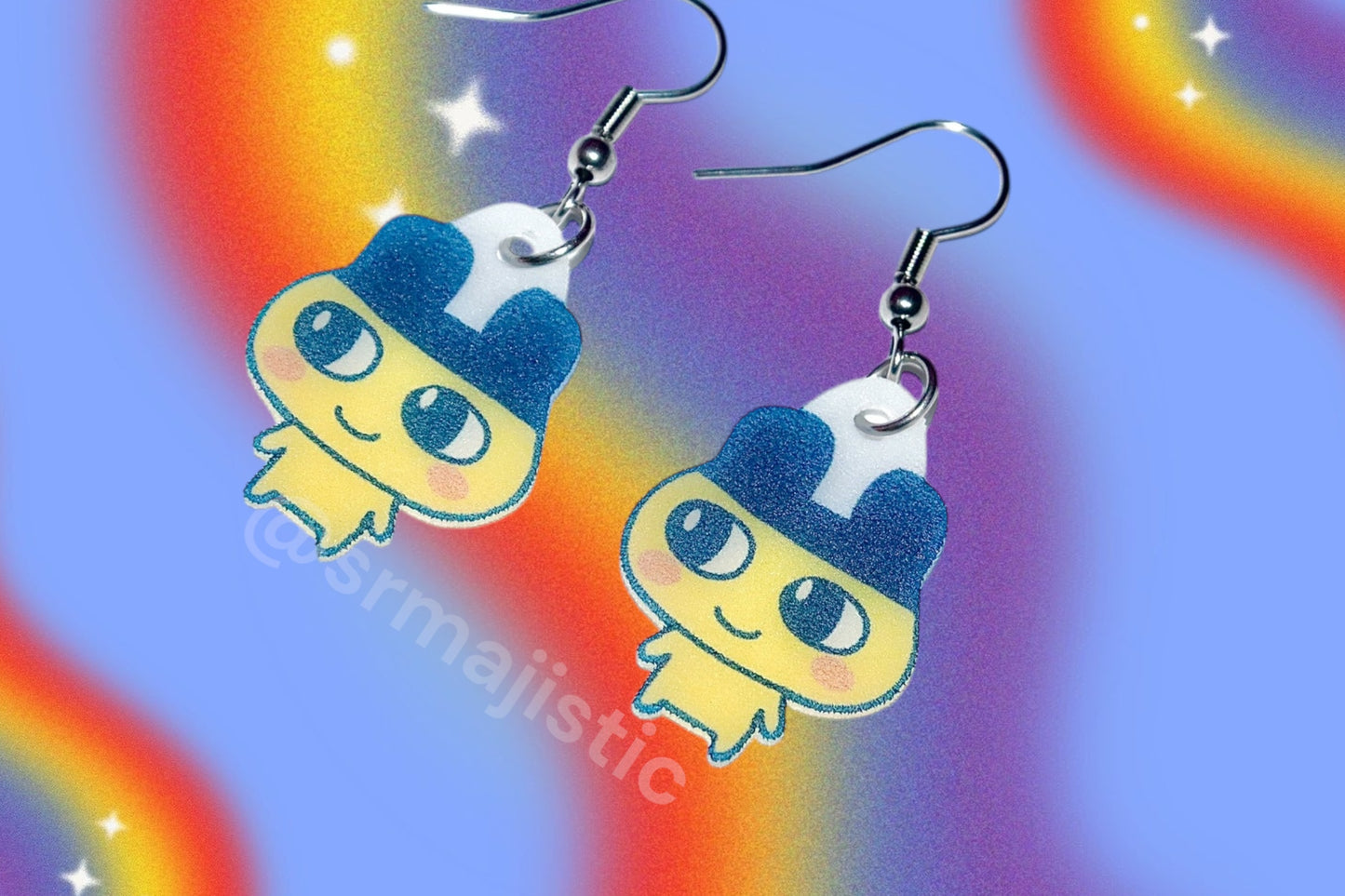 Tamagotchi Characters Handmade Earrings!