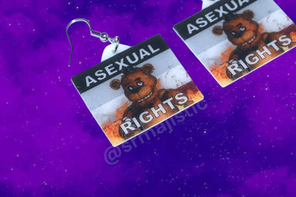 (READY TO SHIP) 5 Nights at Freddy’s Collection of Flaming Pride Flags Handmade Earrings!