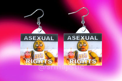 (READY TO SHIP) 5 Nights at Freddy’s Collection of Flaming Pride Flags Handmade Earrings!