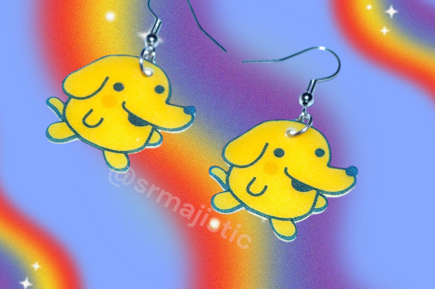 Tamagotchi Characters Handmade Earrings!