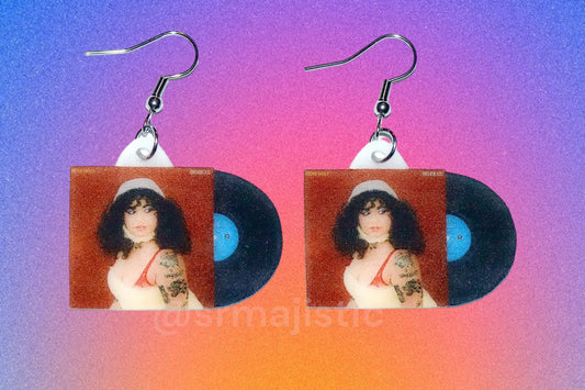 Remi Wolf Big Ideas Vinyl Album Handmade Earrings!