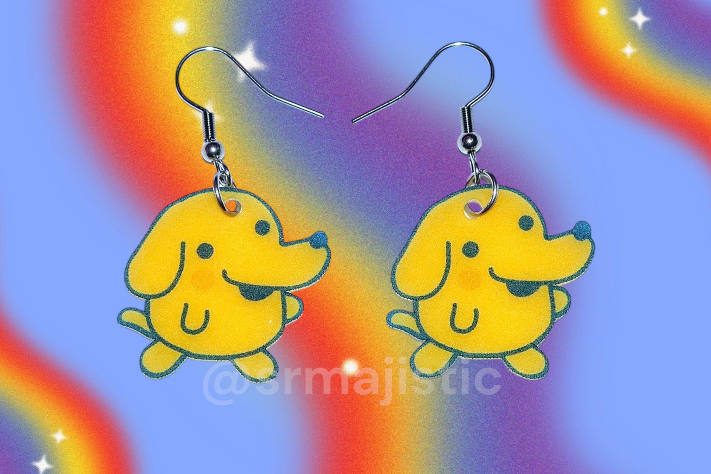 Tamagotchi Characters Handmade Earrings!