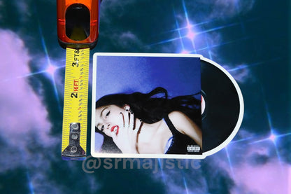 Olivia Rodrigo GUTS Vinyl Record Bumper Sticker