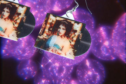 (READY TO SHIP) Chappell Roan The Rise and Fall of a Midwest Princess Vinyl Album Handmade Earrings!