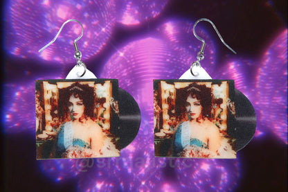 (READY TO SHIP) Chappell Roan The Rise and Fall of a Midwest Princess Vinyl Album Handmade Earrings!