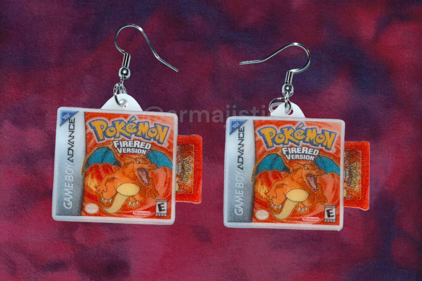 (READY TO SHIP) Pokémon Game Boy Advance 2D Game Detailed Handmade Earrings!