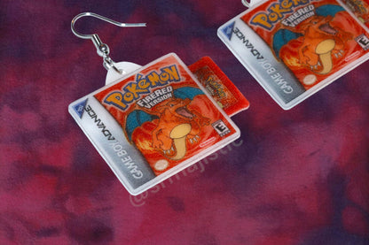 (READY TO SHIP) Pokémon Game Boy Advance 2D Game Detailed Handmade Earrings!