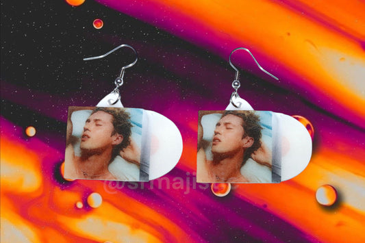 Troye Sivan Something To Give Each Other Vinyl Album Handmade Earrings!