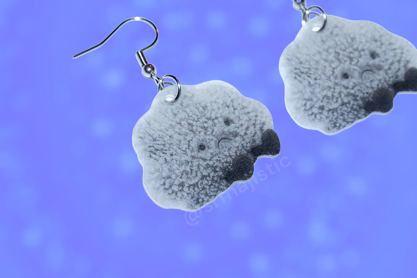 (READY TO SHIP) Jellycat Amusable Storm Cloud Plushie 2D Cute Handmade Earrings!