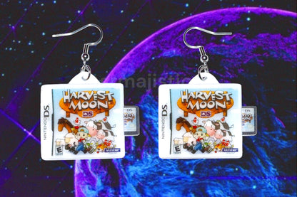 Harvest Moon Nintendo DS Game 2D detailed Handmade Earrings!