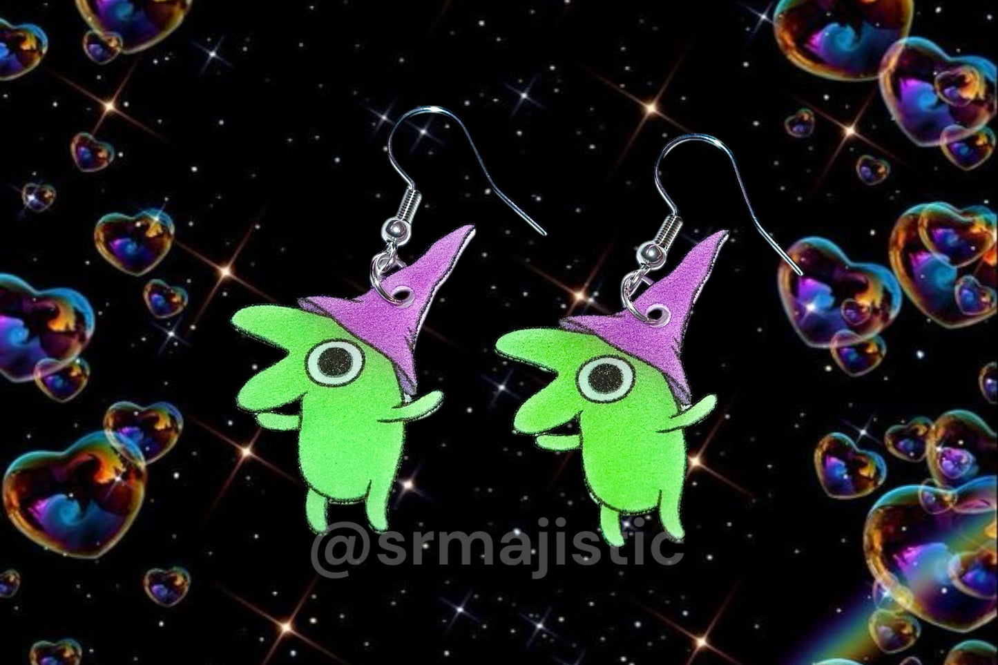 Smiling Friends Cute Character Handmade Earrings!