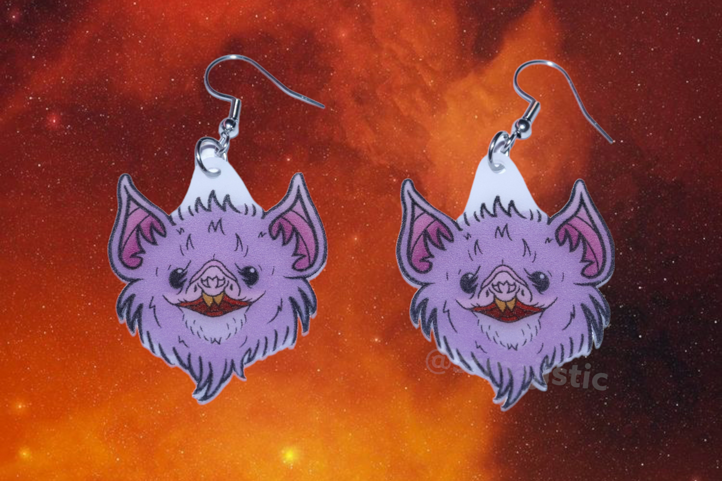 (READY TO SHIP) Halloween Horror Stylized Earrings (Collaboration with Kate Graves)