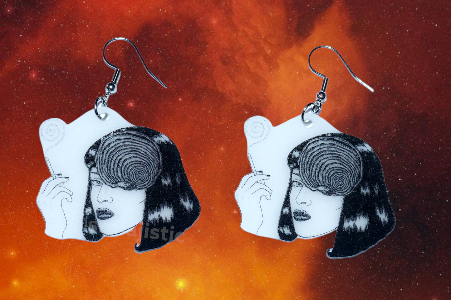 (READY TO SHIP) Halloween Horror Stylized Earrings (Collaboration with Kate Graves)