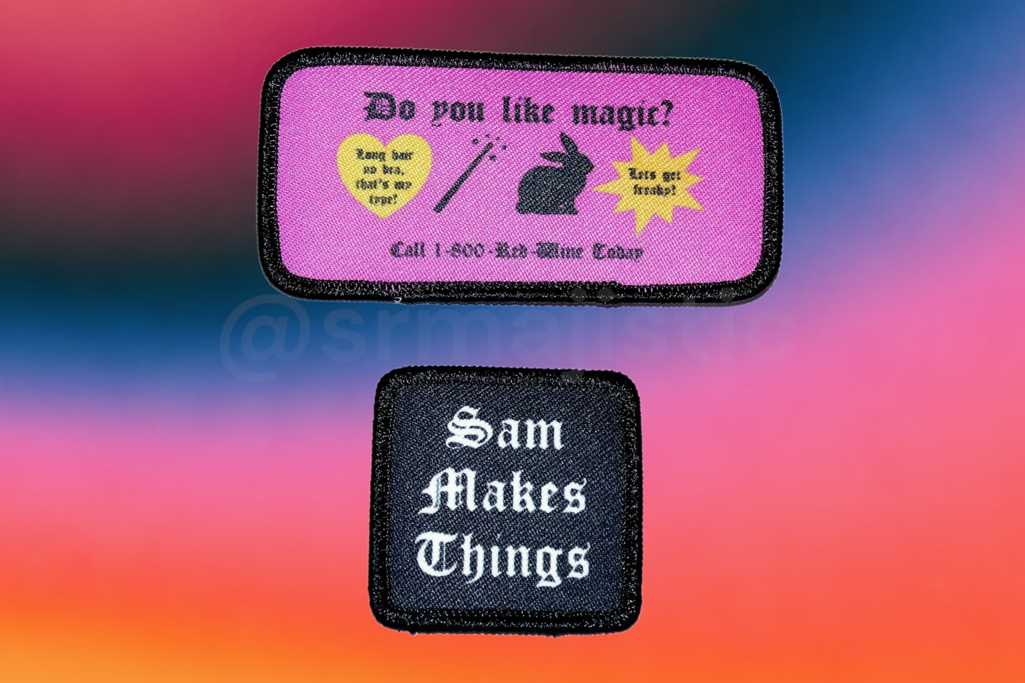 Sam Makes Things Gothic Print Patch! (PREORDER)