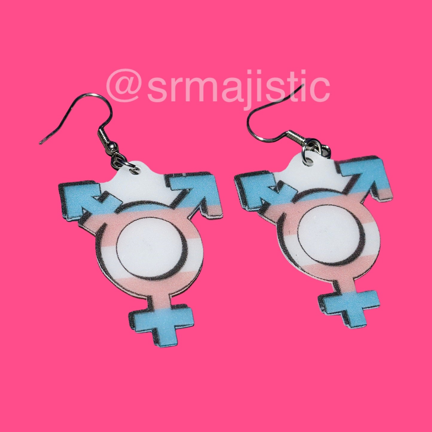 (READY TO SHIP) LGBT Sexuality Symbols 2D cute detailed Handmade Earrings!