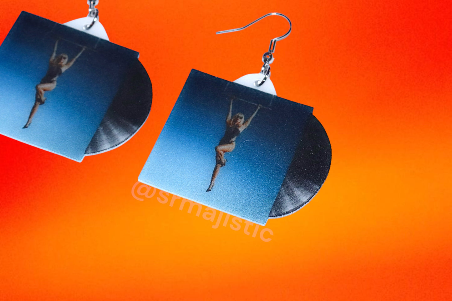 (READY TO SHIP) Miley Cyrus Endless Summer Vacation Vinyl Album Handmade Earrings!