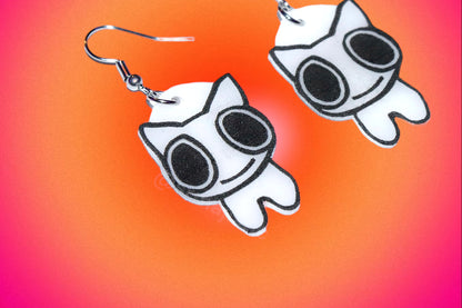 BTW ADHD Creature Meme Funny Handmade Earrings!