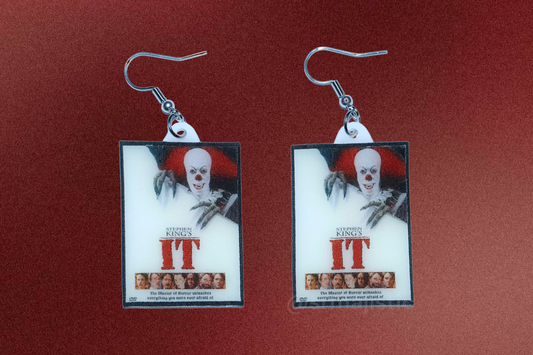 (READY TO SHIP) IT Movie Poster Handmade Earrings!