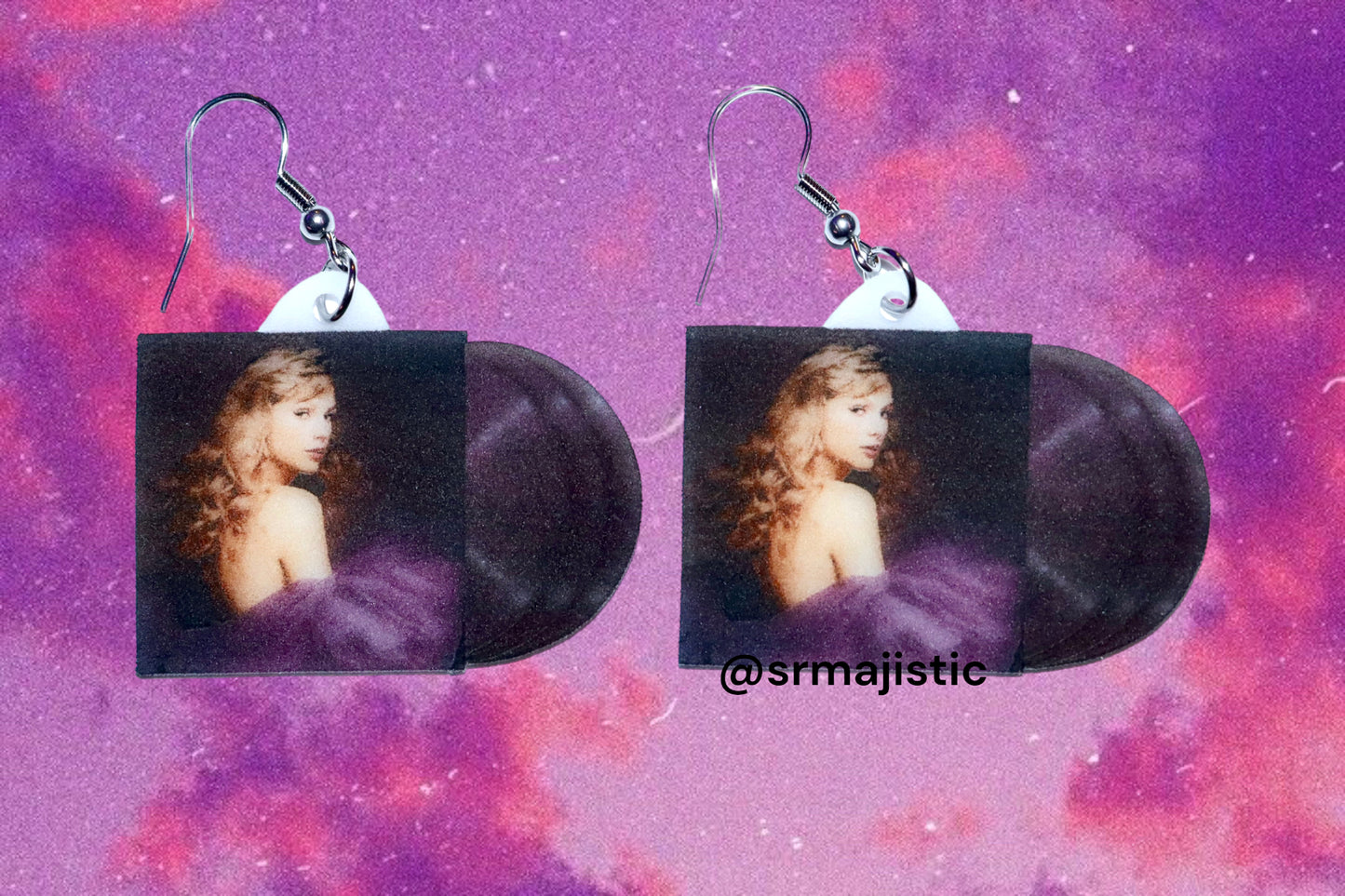 Taylor Swift Speak Now (Taylor’s Version) Vinyl Album Handmade Earrings!