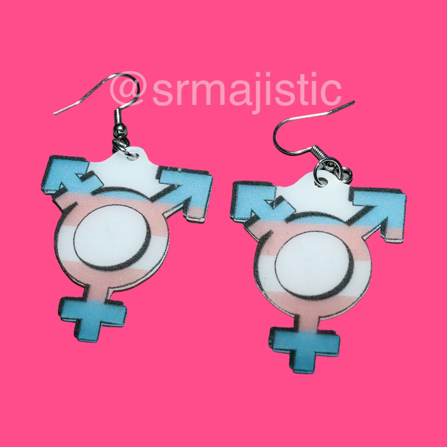 (READY TO SHIP) LGBT Sexuality Symbols 2D cute detailed Handmade Earrings!