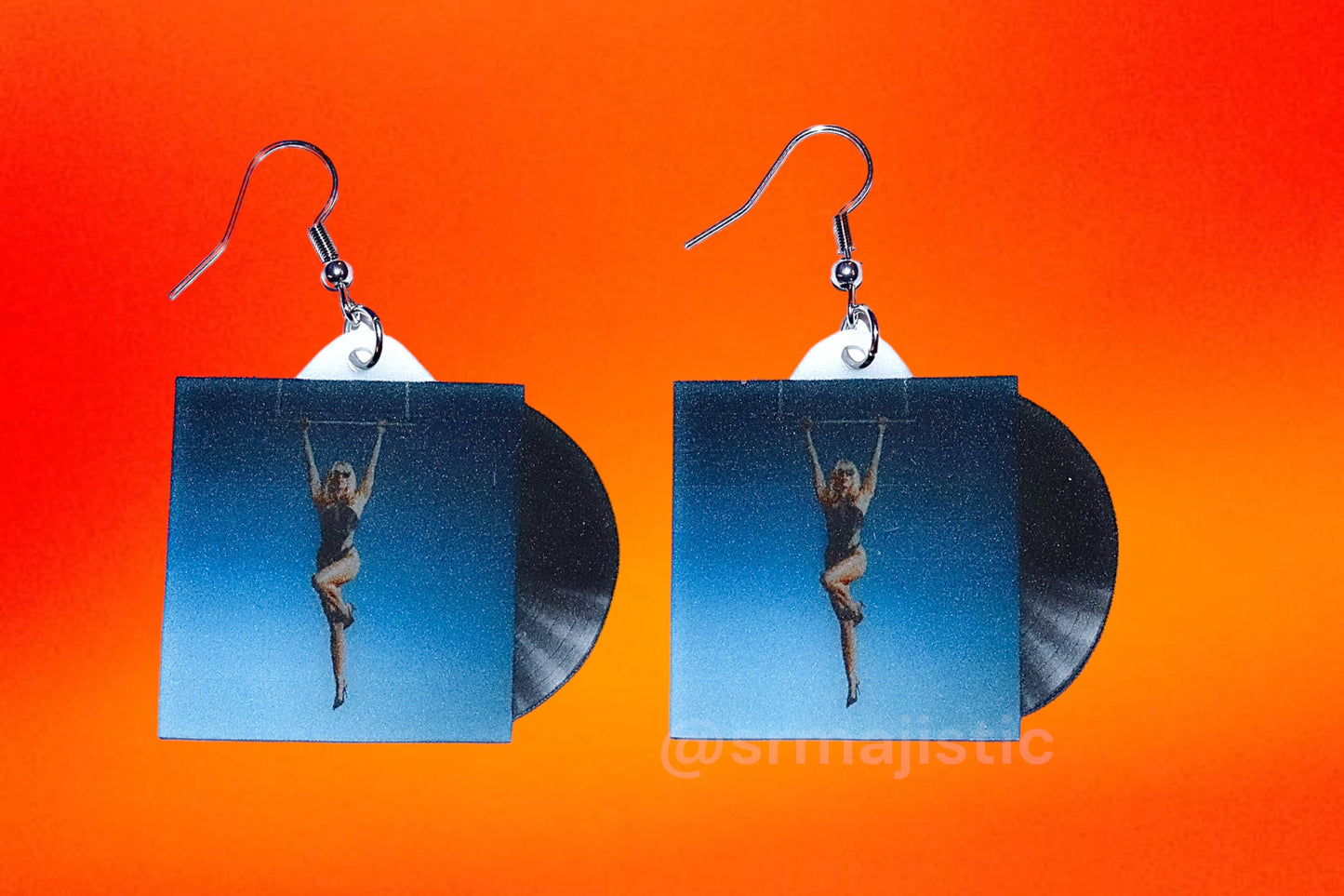 (READY TO SHIP) Miley Cyrus Endless Summer Vacation Vinyl Album Handmade Earrings!