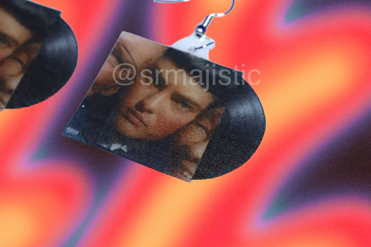 (READY TO SHIP) Miya Folick Premonitions Vinyl Album Handmade Earrings!