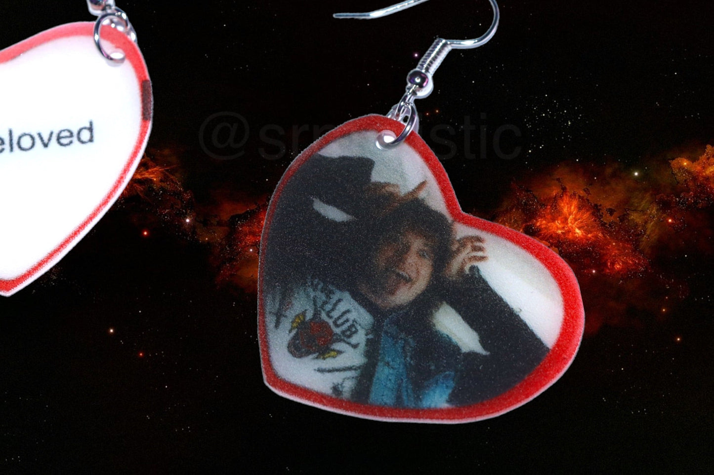 (READY TO SHIP) Stranger Things Eddie Munson Character Handmade Earrings!