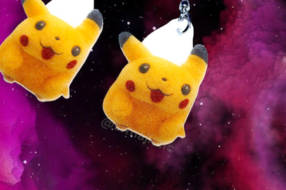 Silly Pikachu Cursed Funny Pokémon Character Handmade Earrings!