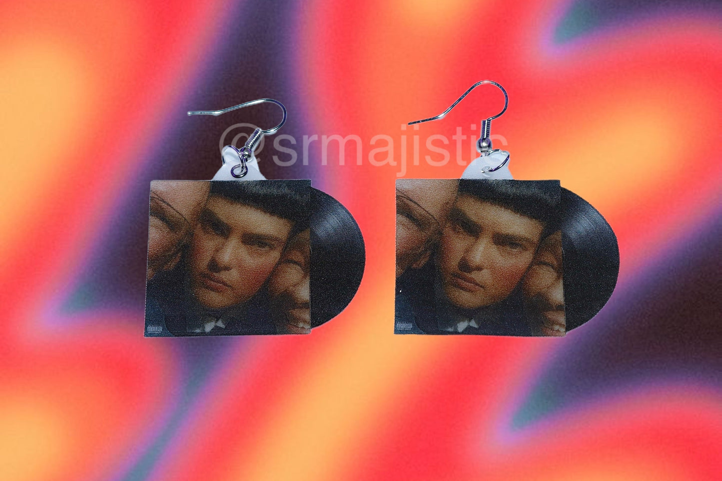 (READY TO SHIP) Miya Folick Premonitions Vinyl Album Handmade Earrings!