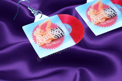 Barbie Movie Soundtrack Vinyl Album Handmade Earrings!