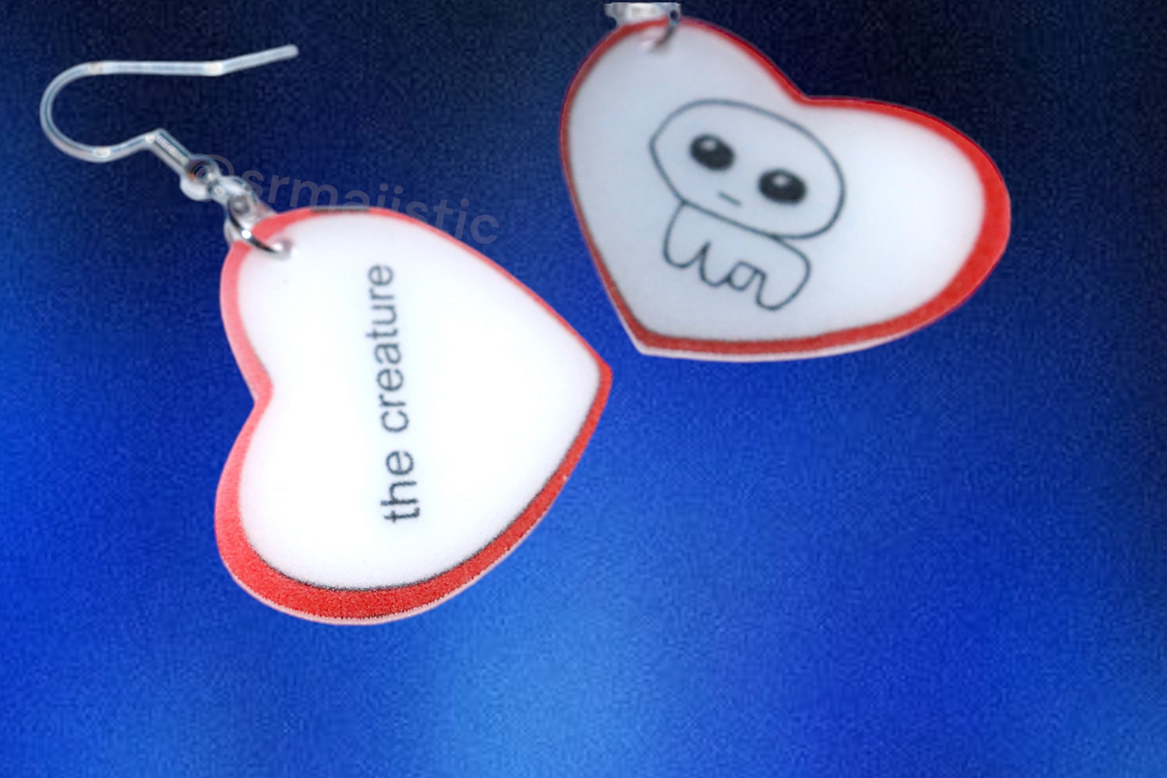 The Creature (Autism TBH Creature) Meme Character Locket Heart 2D