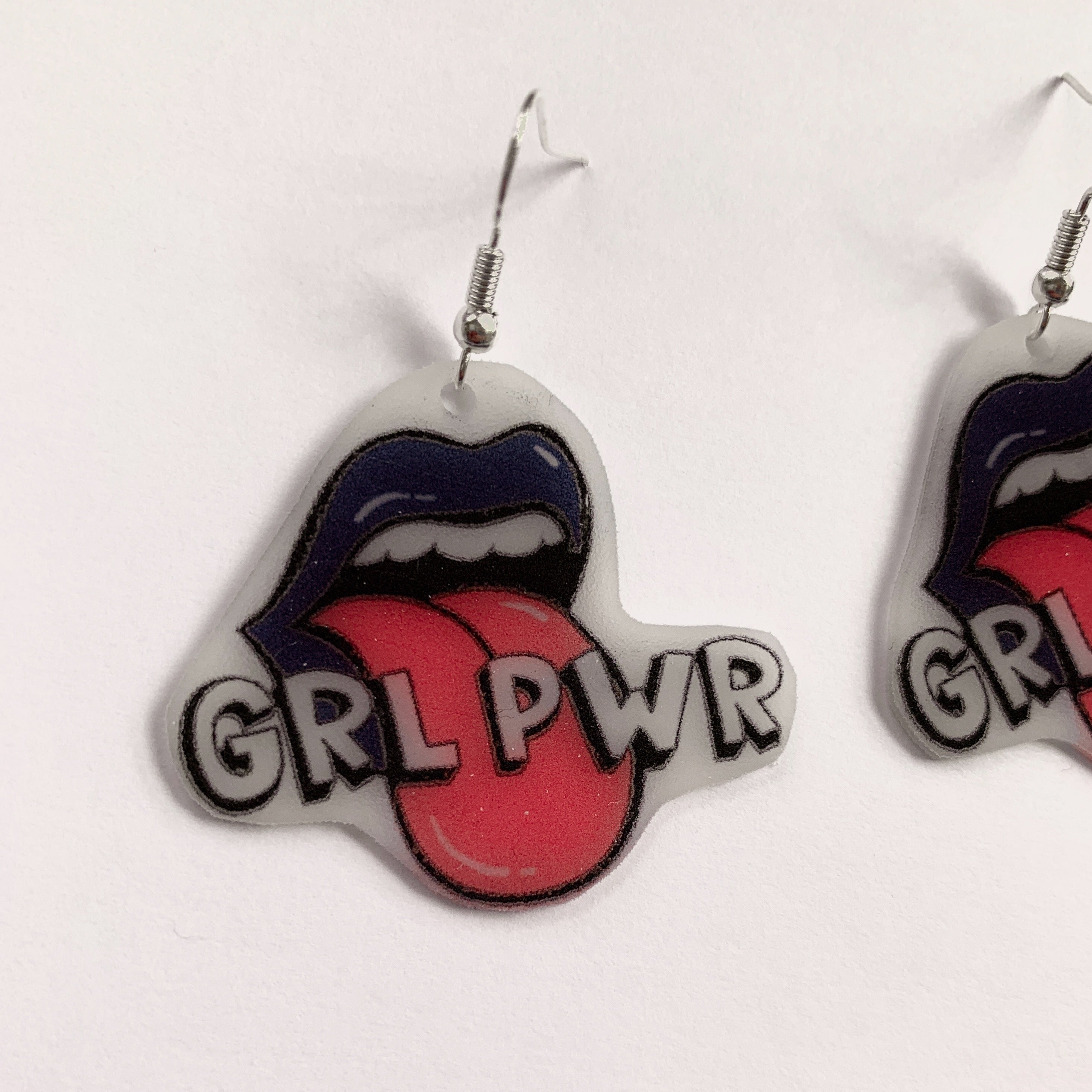 GRL PWR Funky Statement Handmade Earrings! – Sam Makes Things