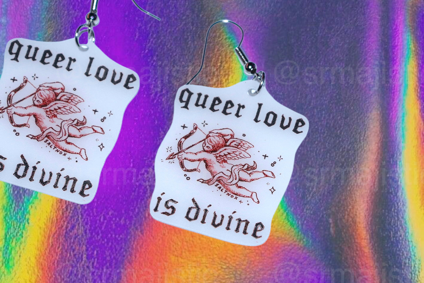 Alternative Pride Stylized Handmade Earrings (collaboration with @saltnox)