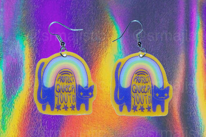 Alternative Pride Stylized Handmade Earrings (collaboration with @saltnox)