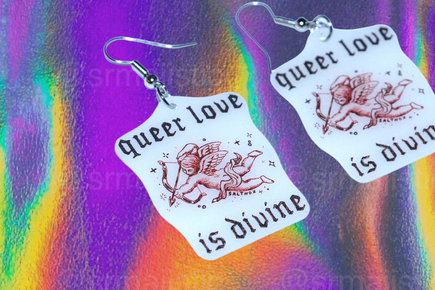 Alternative Pride Stylized Handmade Earrings (collaboration with @saltnox)