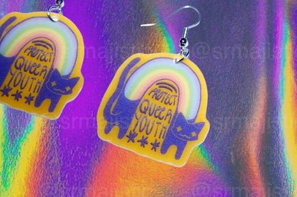 Alternative Pride Stylized Handmade Earrings (collaboration with @saltnox)