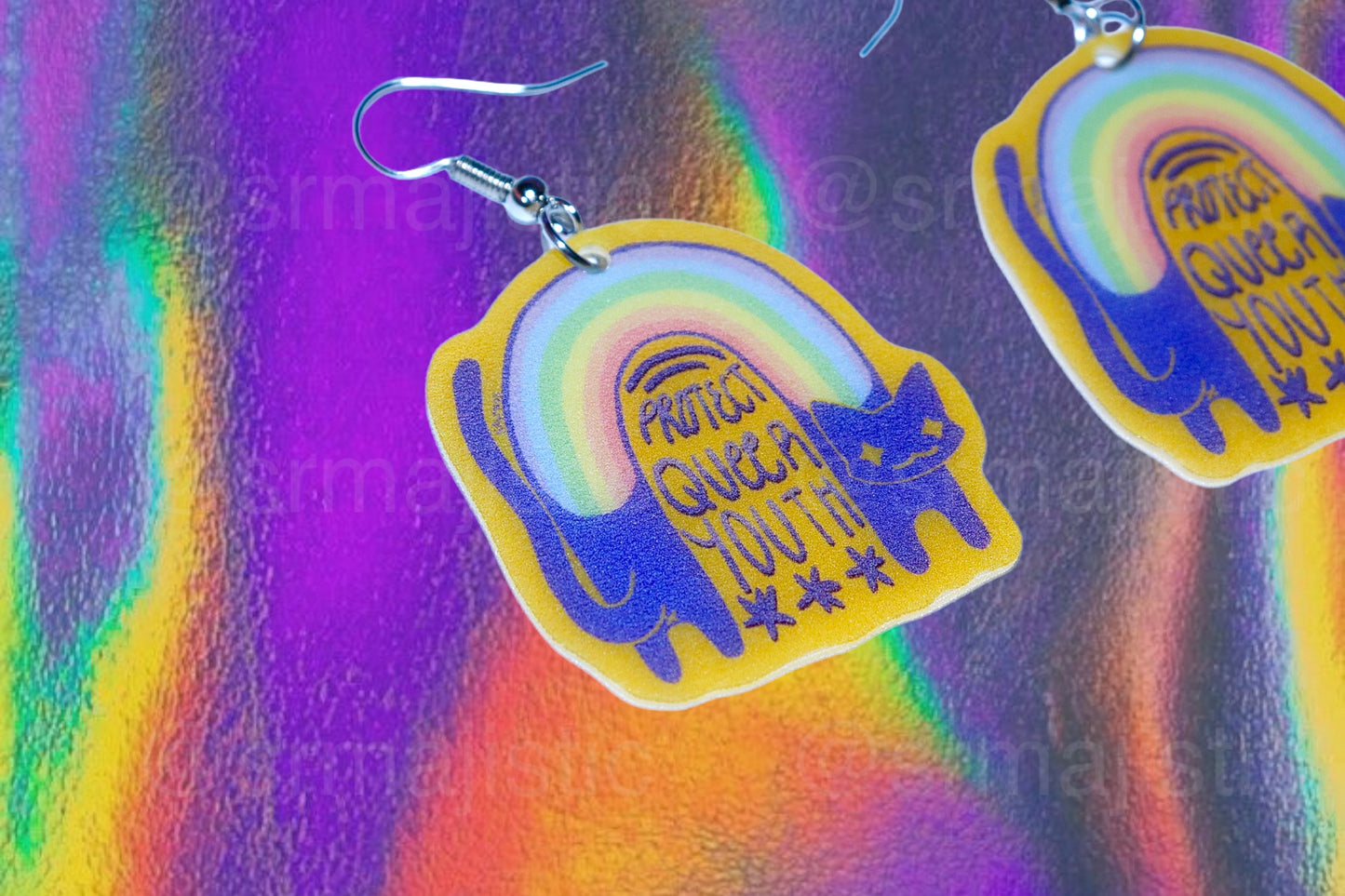 Alternative Pride Stylized Handmade Earrings (collaboration with @saltnox)