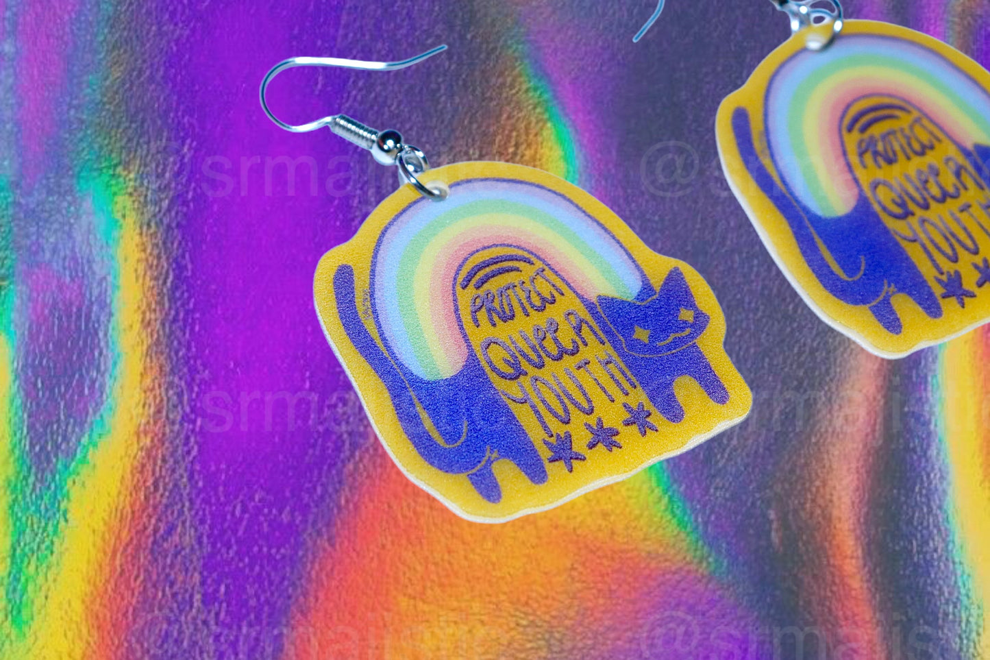 Alternative Pride Stylized Handmade Earrings (collaboration with @saltnox)